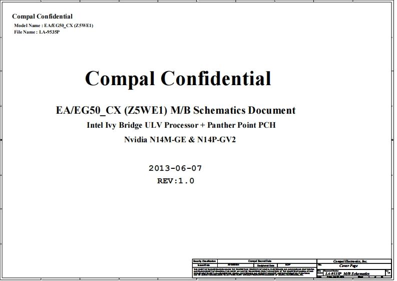 compal_la-9535p_r1.0_schematics笔记本电器原理图