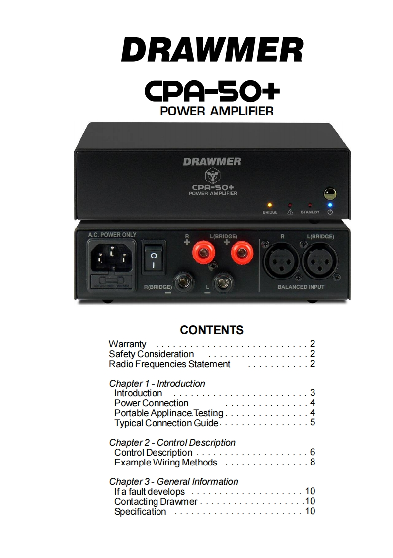 cpa50_操作说明书手册