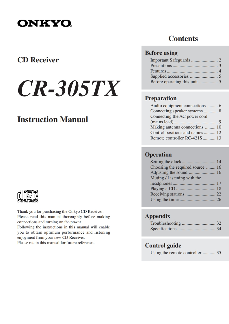 cr-305tx_用户使用说明书手册_e