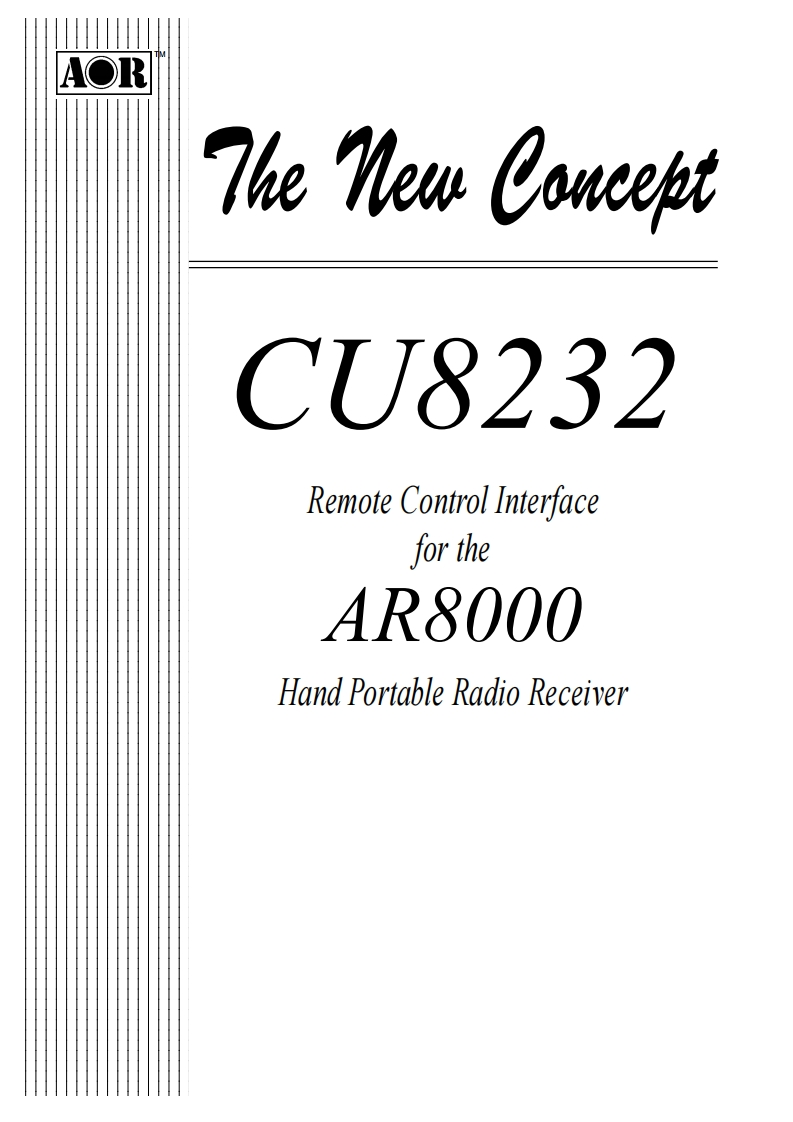 cu8232操作说明书手册