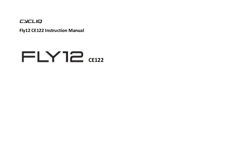 cycliq-fly-12-ce-bike-light-action-camera-使用说明书手册-pdf