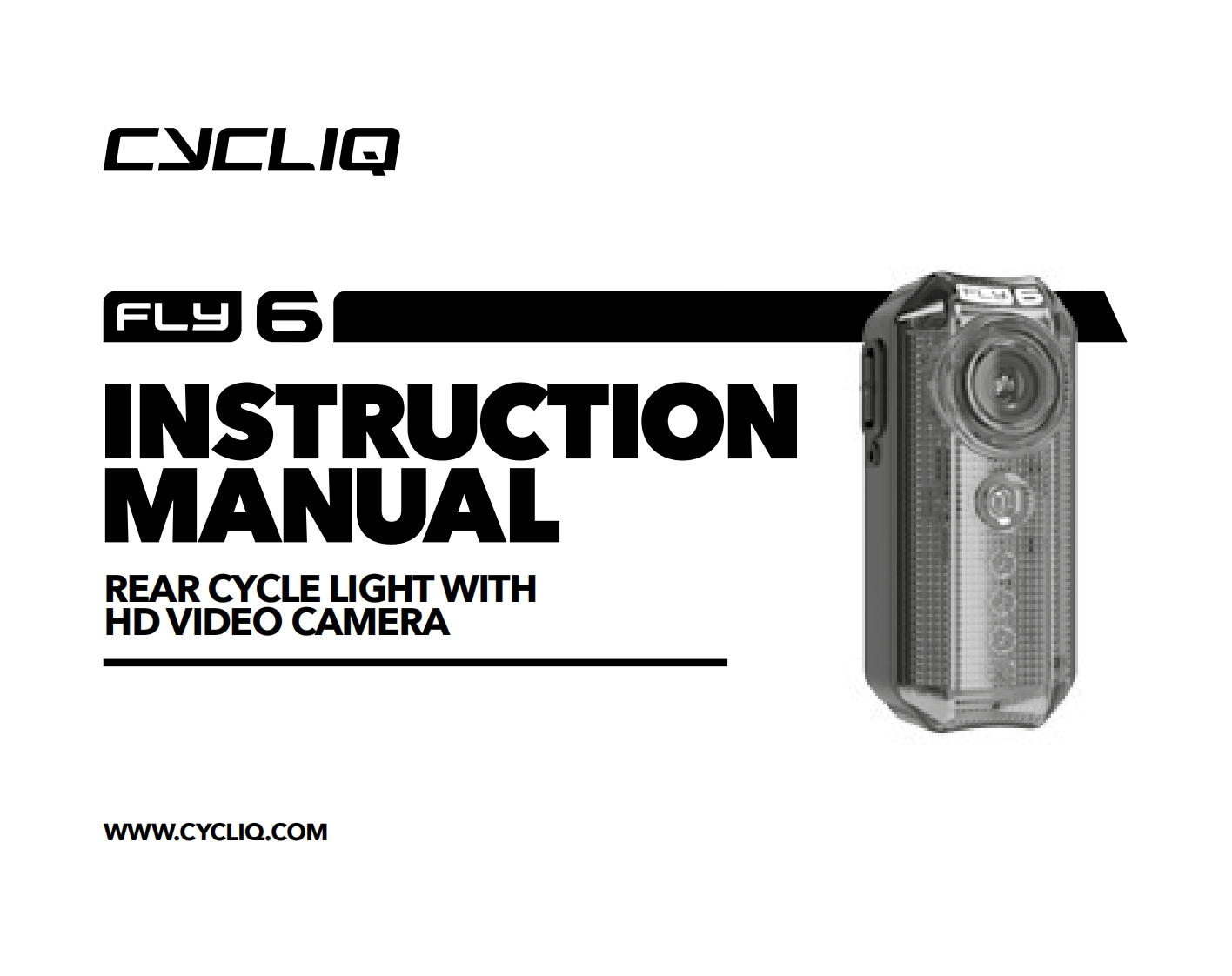 cycliq-fly-6-light-action-camera-使用说明书手册-pdf
