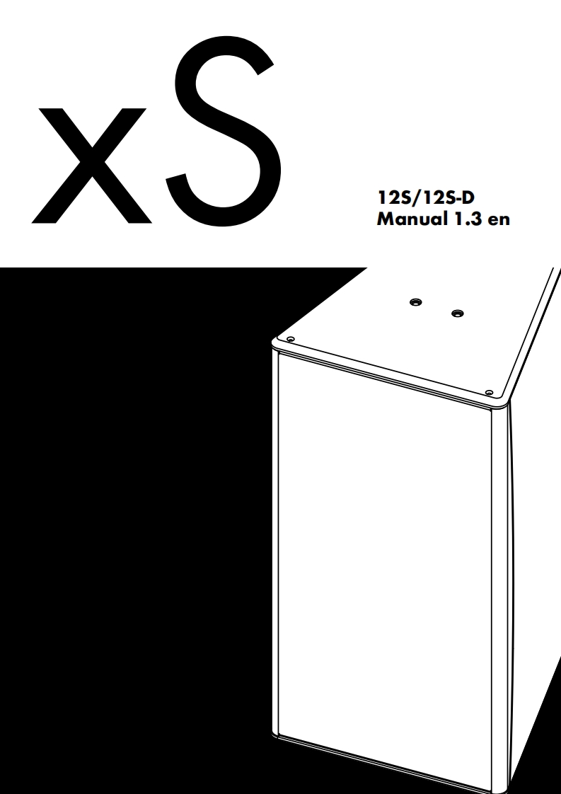 dbaudiotechnikXS12S操作说明书手册