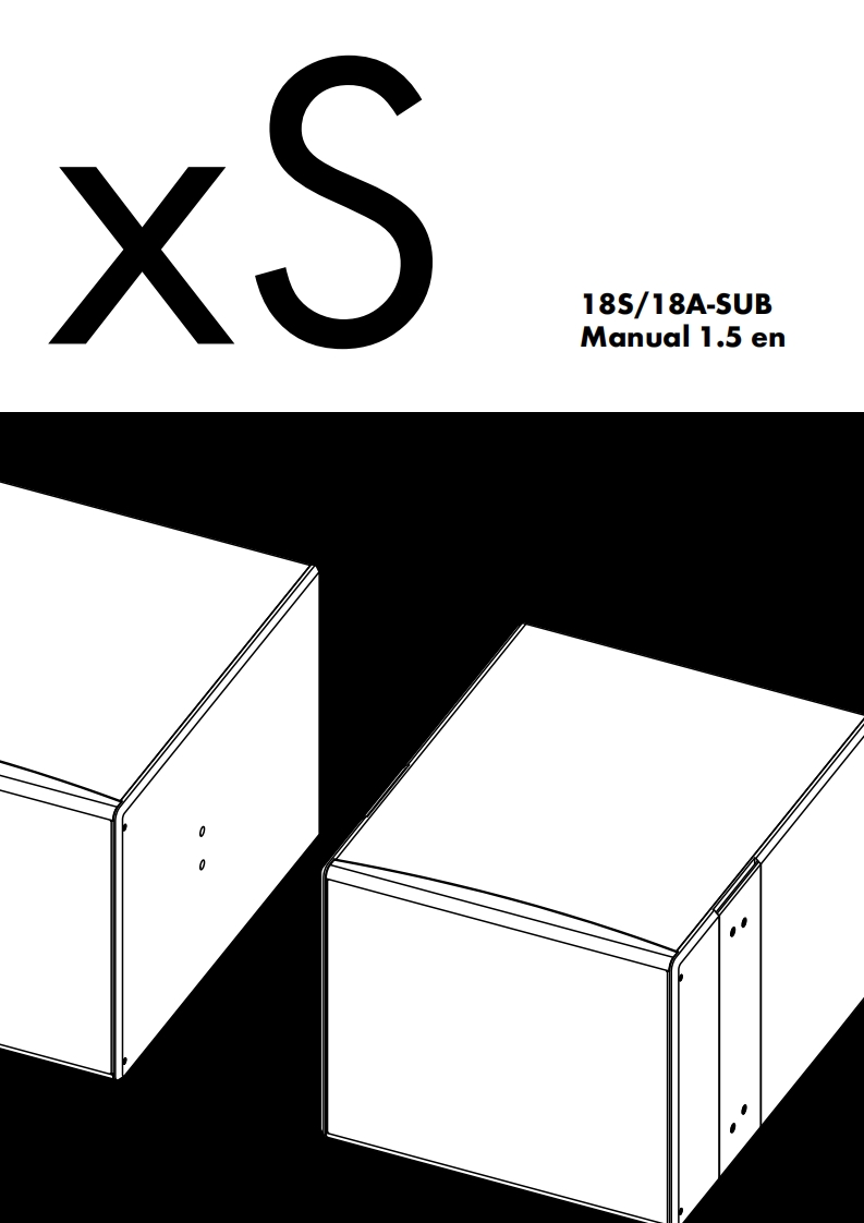 dbaudiotechnikXS18S-18ASUB操作说明书手册