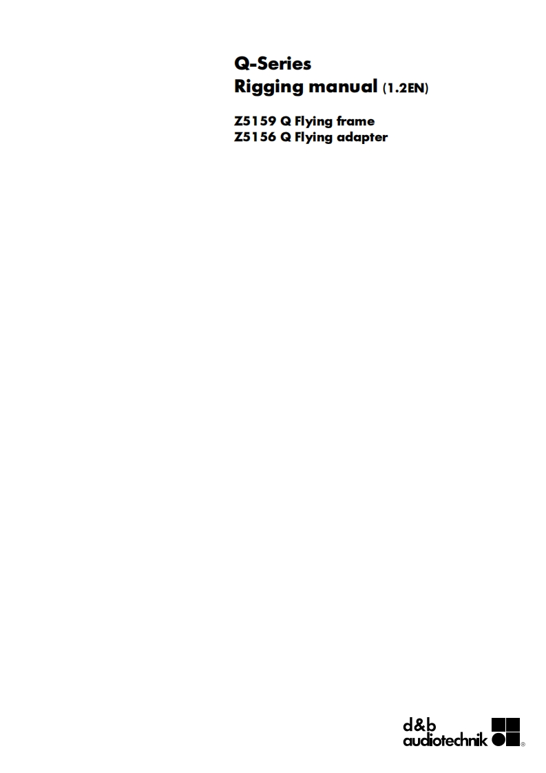 dbaudiotechnikZ5159-Z5156操作说明书手册