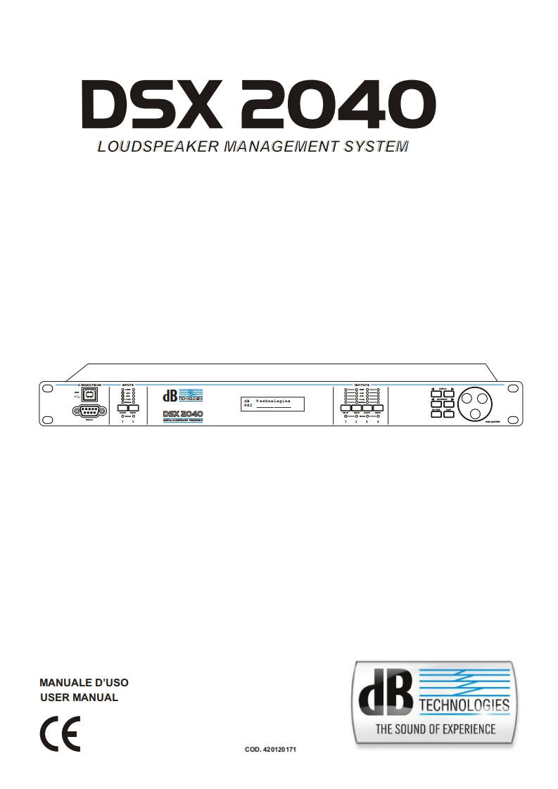 dbtechnologiesDSX2040操作说明书手册