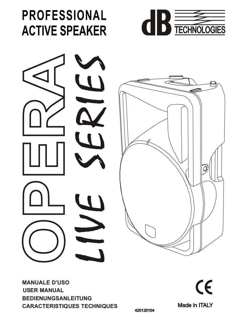 dbtechnologiesOPERALIVE操作说明书手册