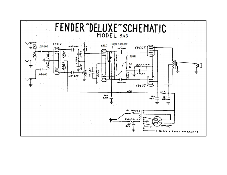 deluxe_5a3_schem维修电器原理图说明书手册