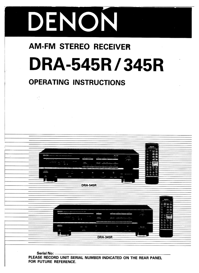 denon--dra-545r--操作说明书手册--ID15938