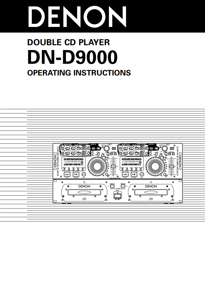 denonDND9000操作说明书手册