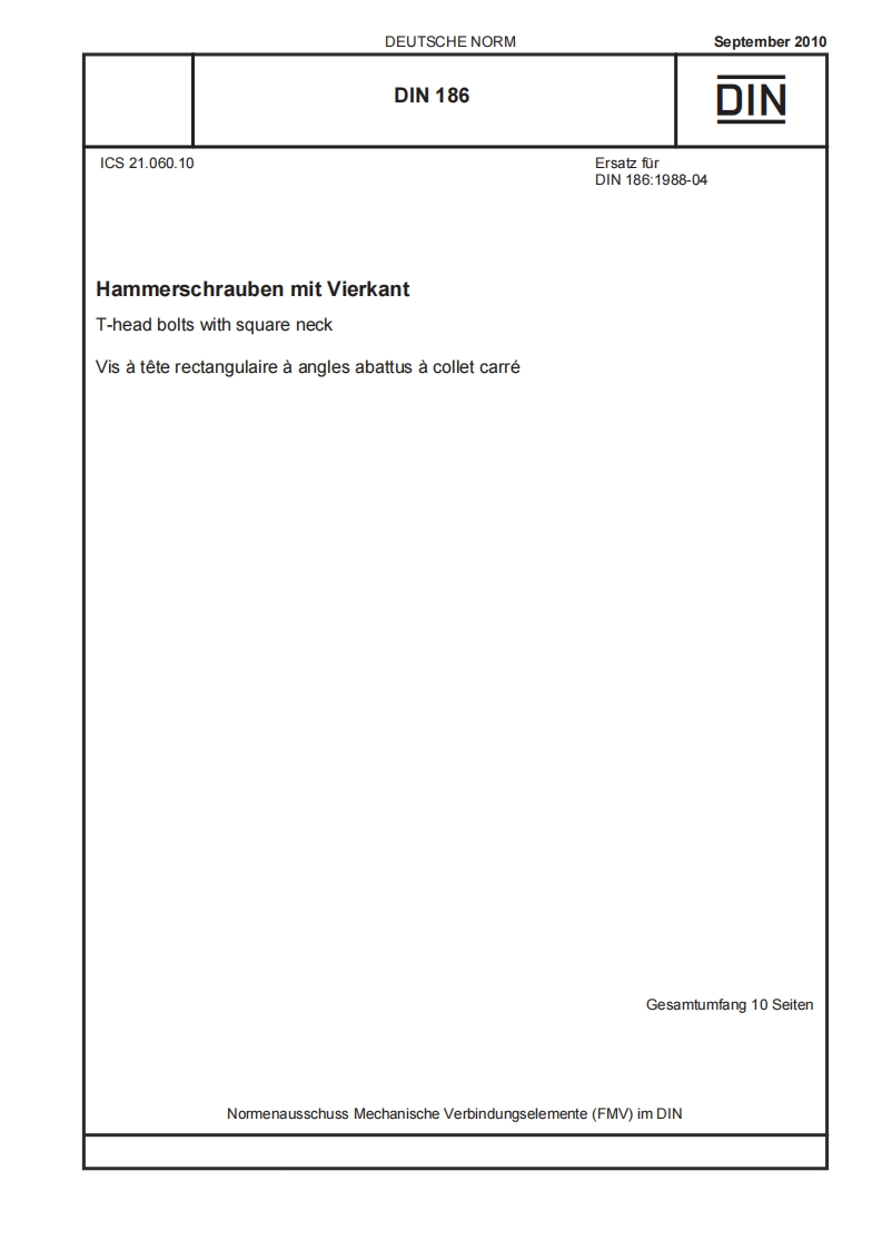 din-186-bolts参考标准资料