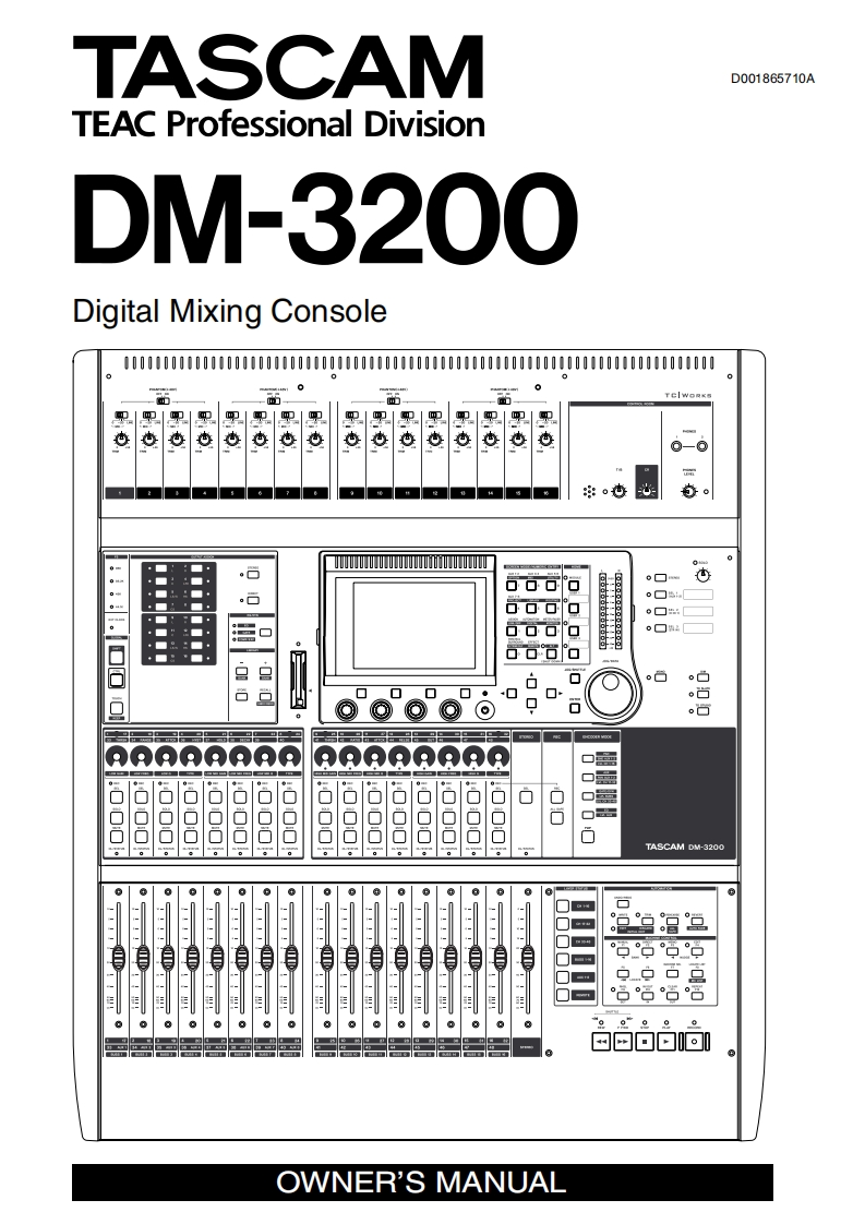 dm-3200-owners-操作说明书手册-e
