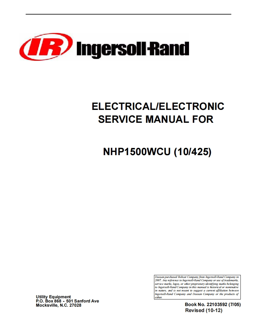 doosan-斗山-NHP1500-OPS-7-05sm空压机维修手册