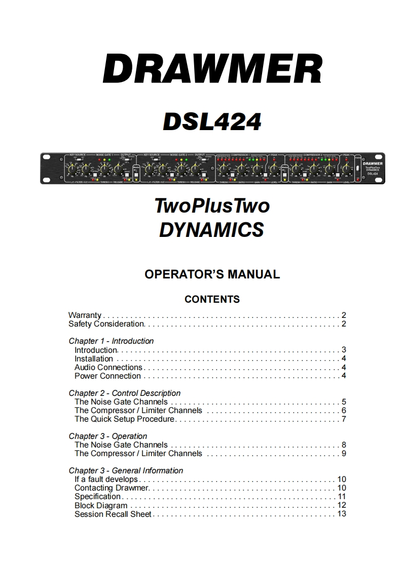 dsl424_操作说明书手册