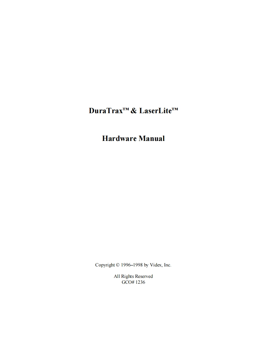 duratrax_user_manual操作说明书手册