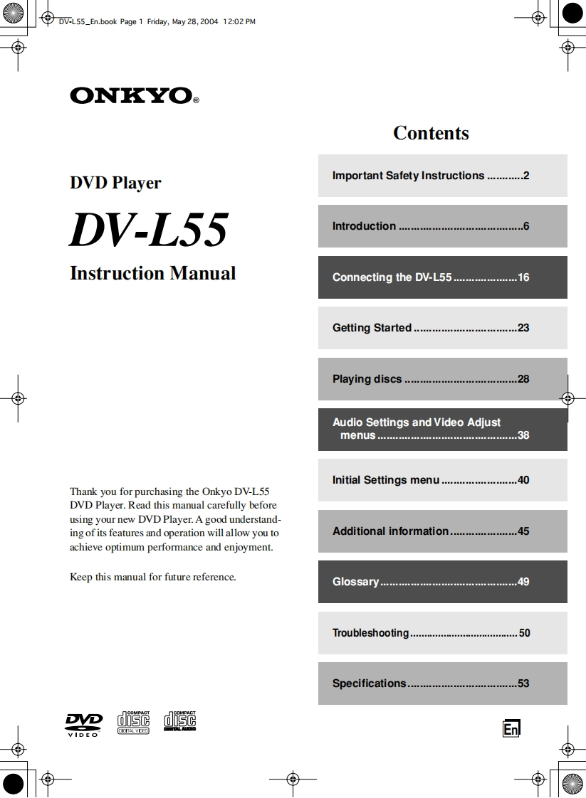 dv-l55_用户使用说明书手册_e