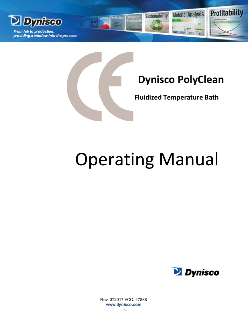 dynisco_26lpolyclean_操作说明书手册_5_14_18