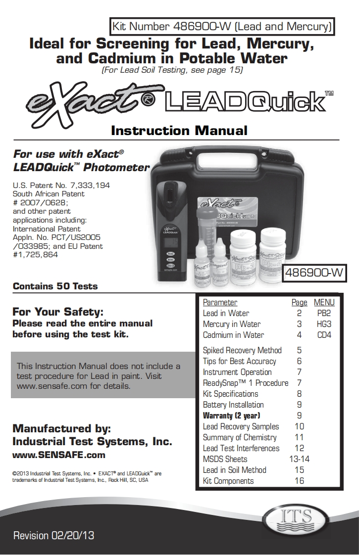 eXact-LEADQuick-手册说明书指南