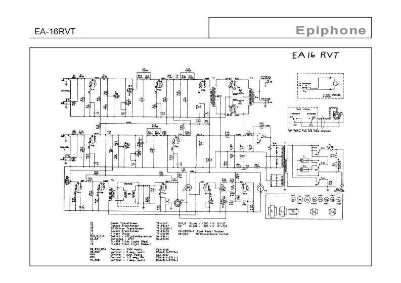 ea_16rvt-regent维修电器原理图说明书手册