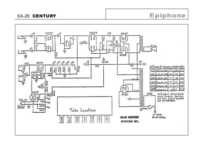ea_25-century维修电器原理图说明书手册