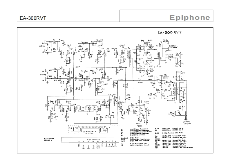 ea_300rvt-embassy维修电器原理图说明书手册