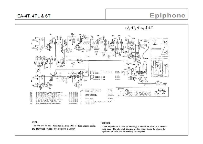 ea_4t_4tl_6t-emperor维修电器原理图说明书手册