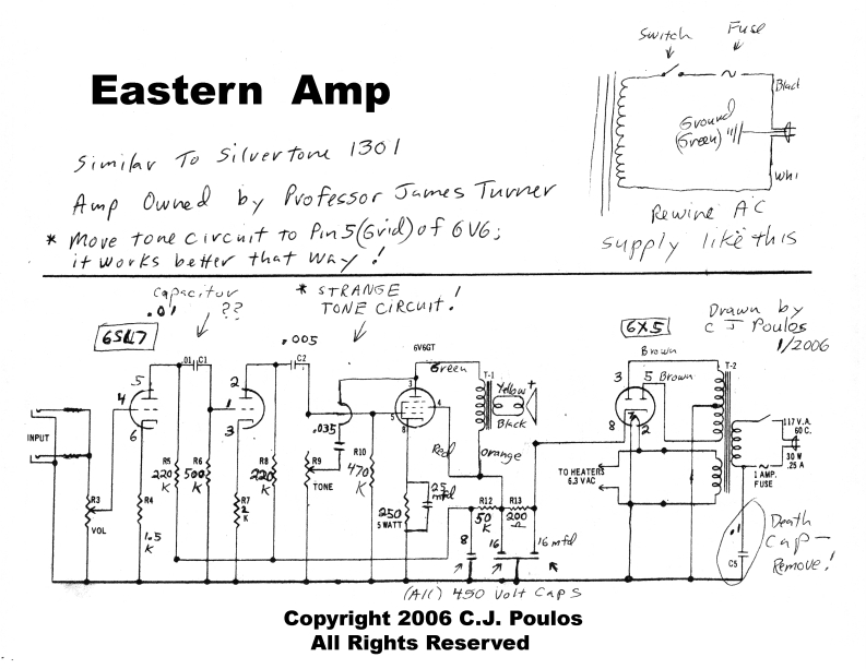 eastern_amp维修电器原理图说明书手册