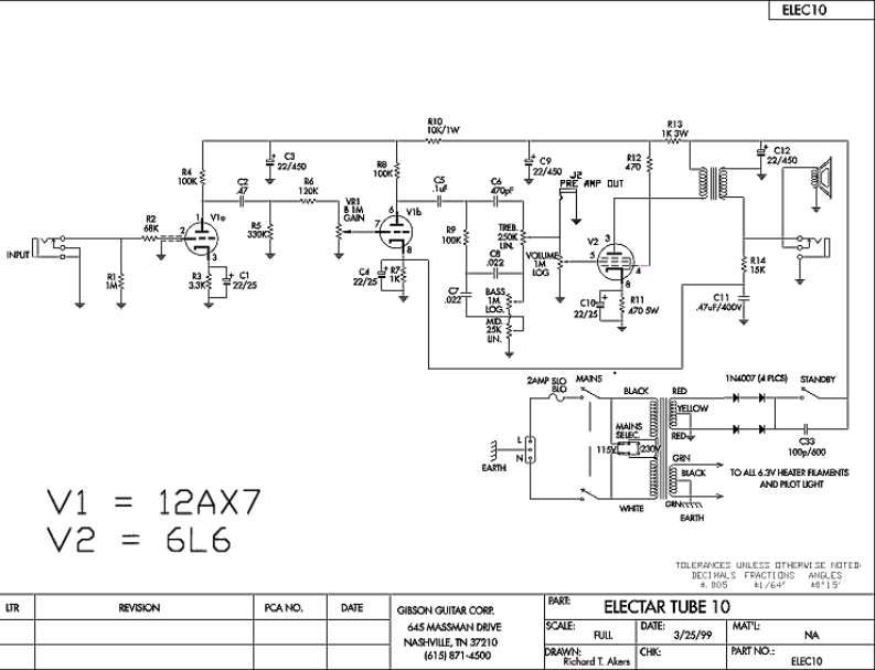 electar_tube_10维修电器原理图说明书手册
