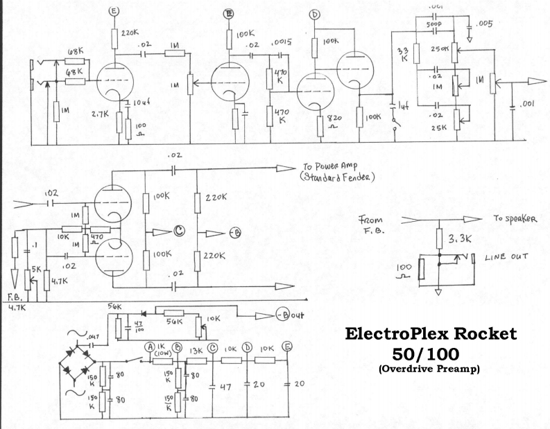 electroplex_rocket_100维修电器原理图说明书手册