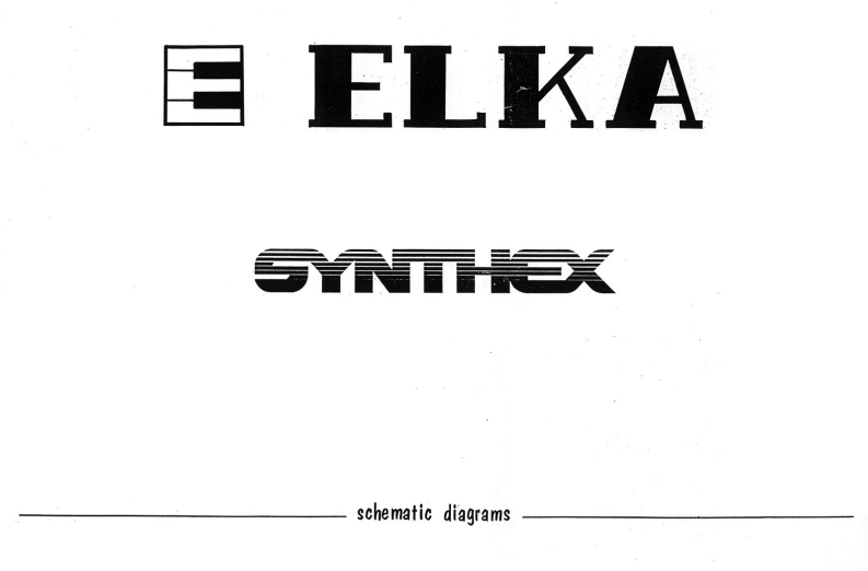 elka-synthex-维修电器原理图手册-schematics