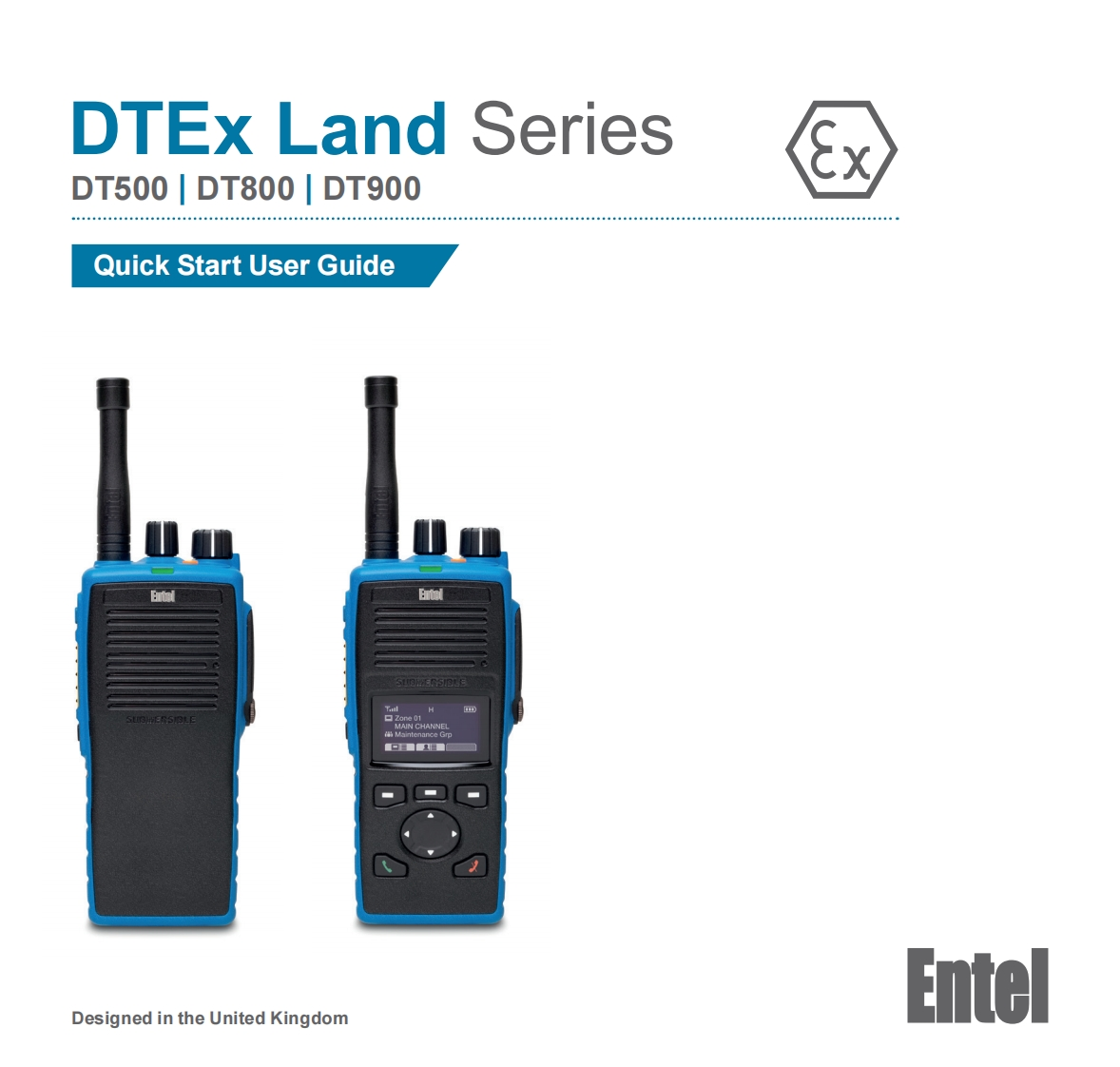 entel-dt582u-dtex-dmr-digital-radio-quick-start-操作说明书手册