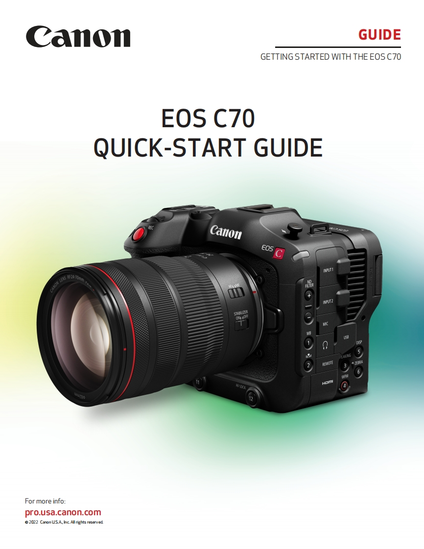 eos_c70_quick_操作说明书手册