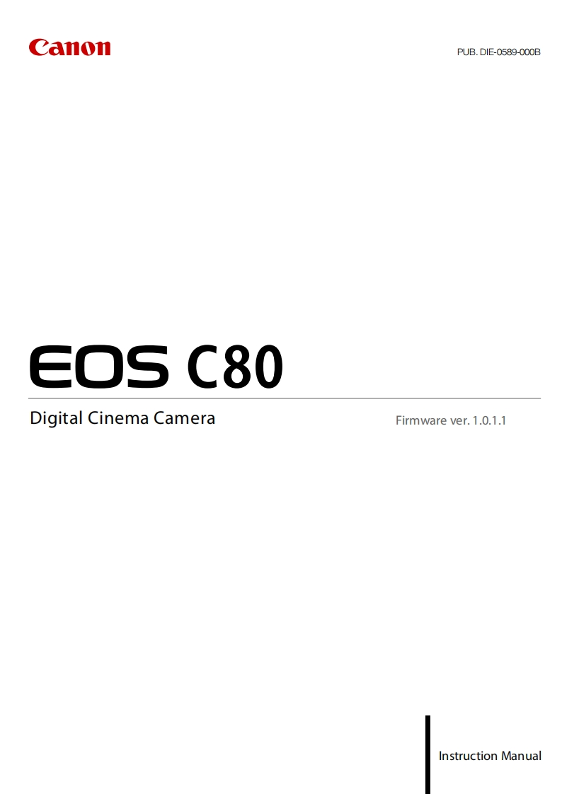 eos_c80_操作说明书手册
