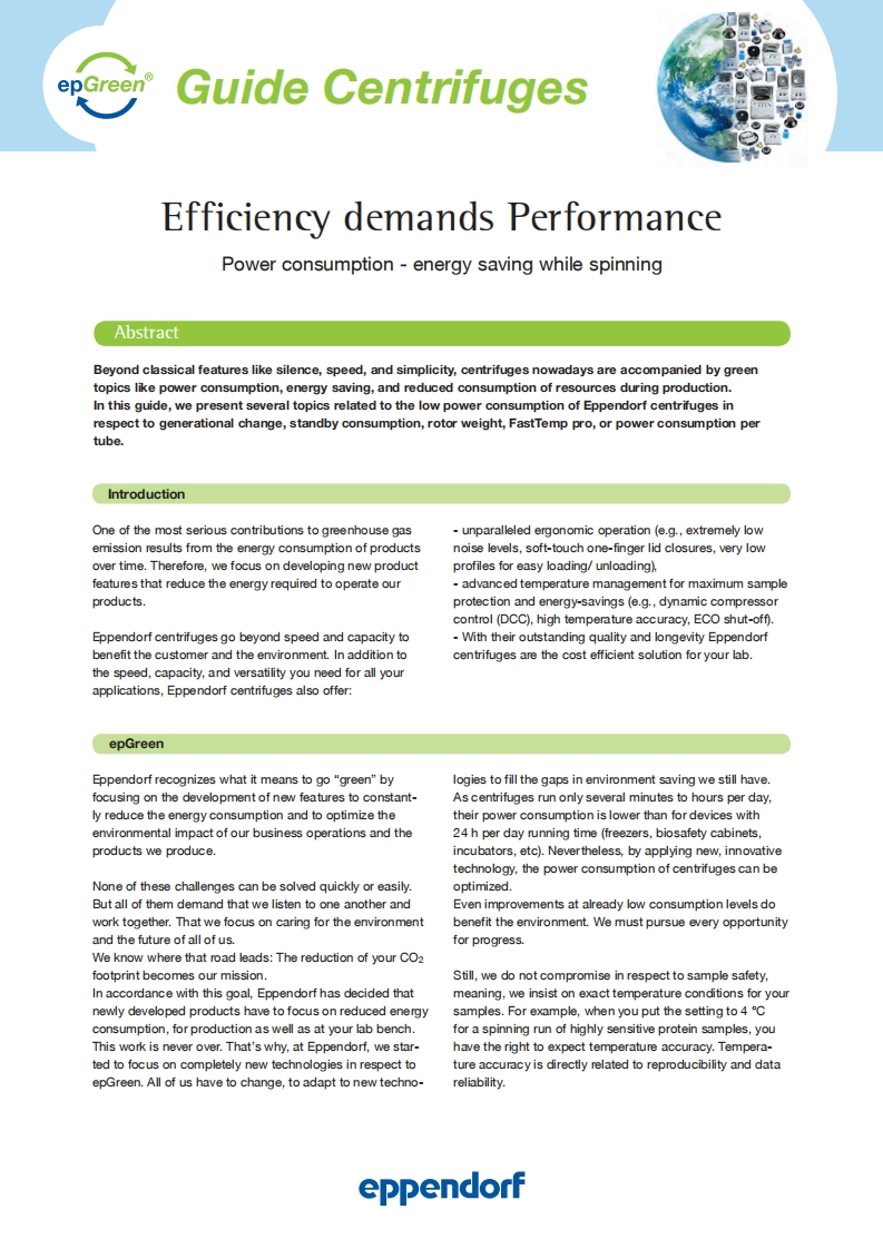 eppendorf-centrifuges-green-操作说明书手册_brochure