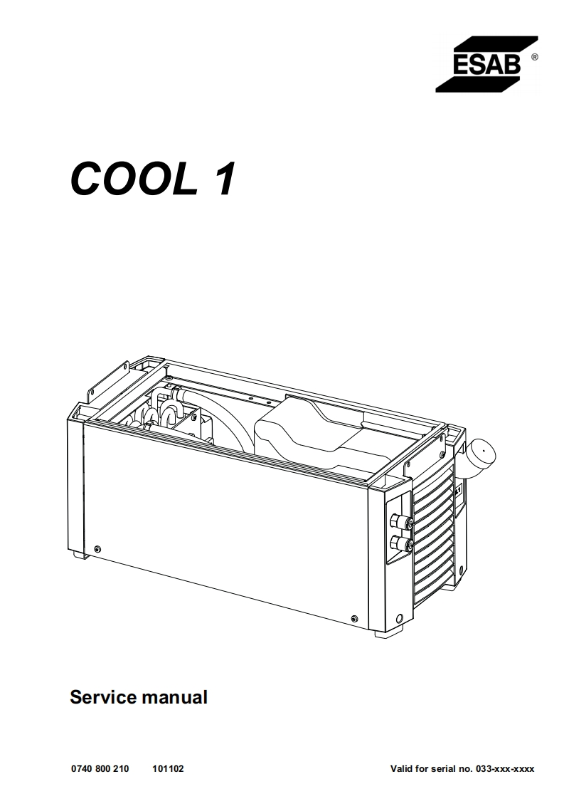 esab-cool1维修手册-找手册网