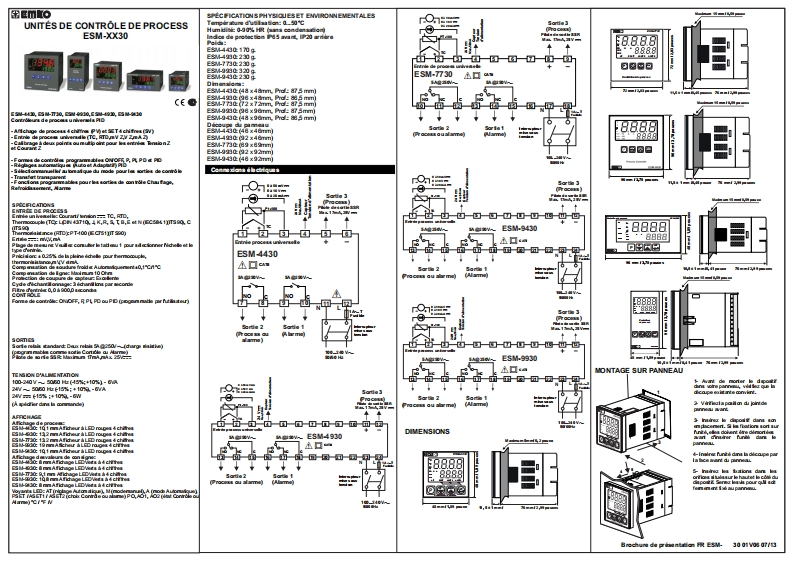 esm-xx30安装调试说明书手册