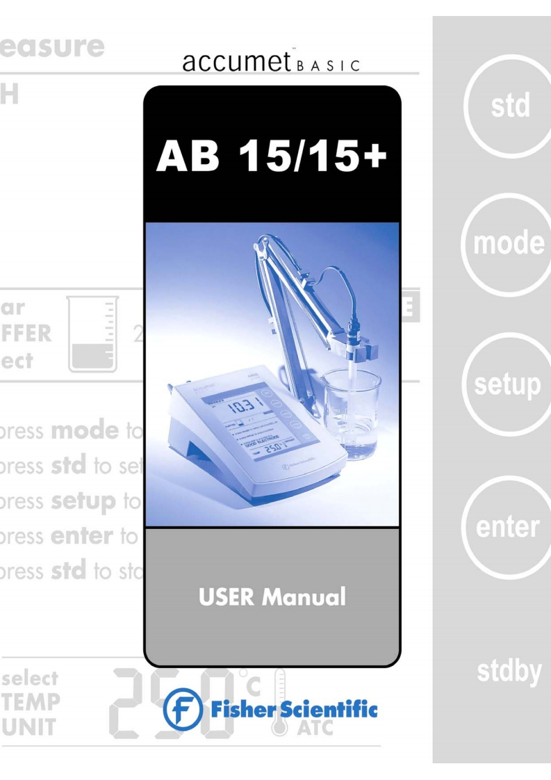 fisher-scientific-accumet-basic-ab15-ph-meter_操作说明书手册