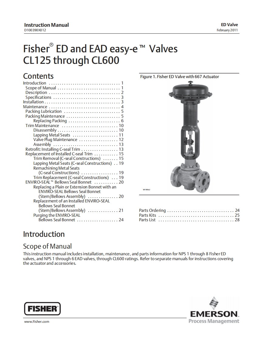 fisher_EASYE-ED-EAD_im操作说明书手册