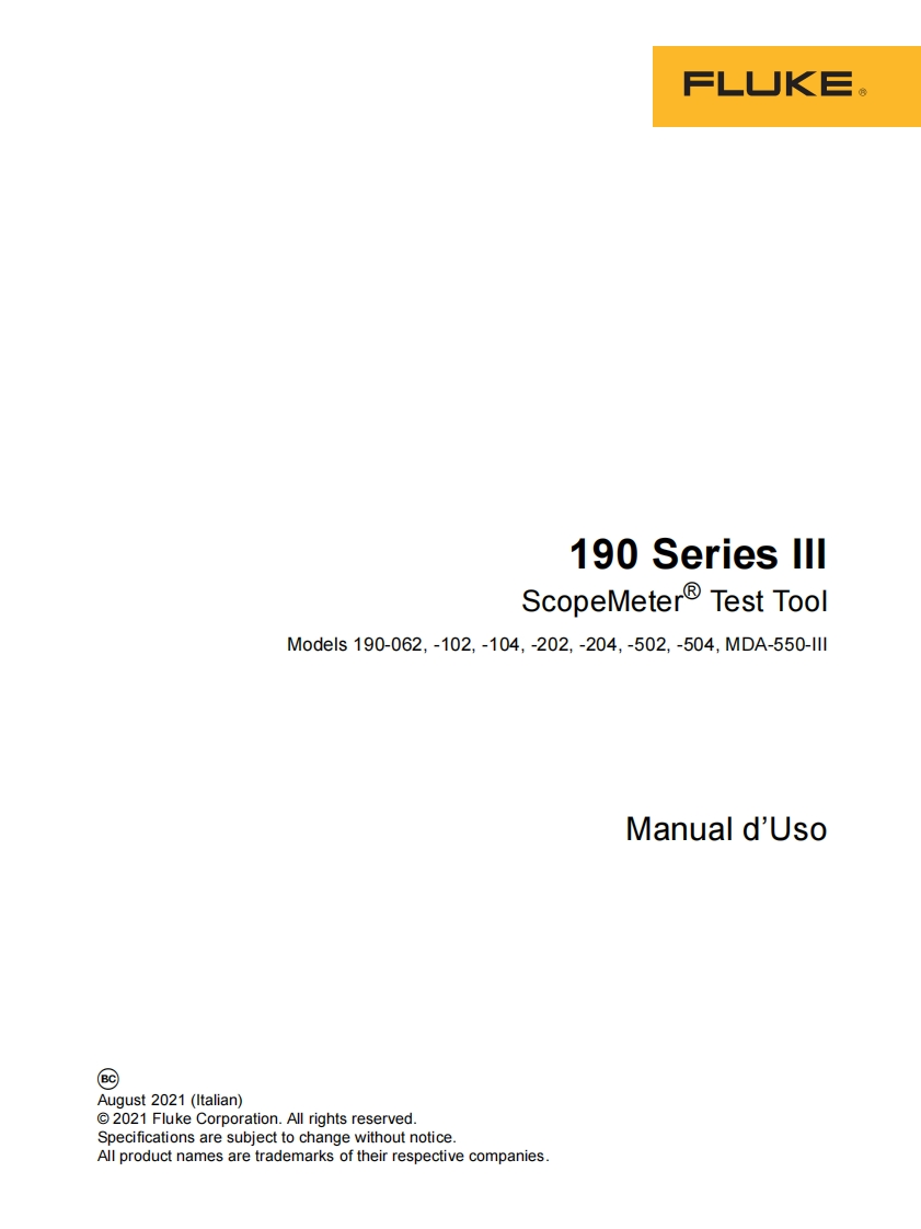 fluke190-Series-III_使用说明书手册_IT