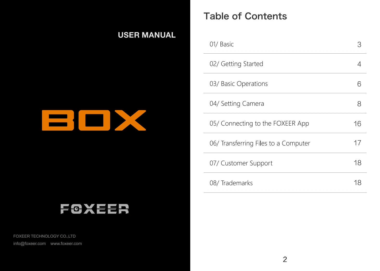 foxeer-box-4k-action-camera-使用说明书手册-pdf