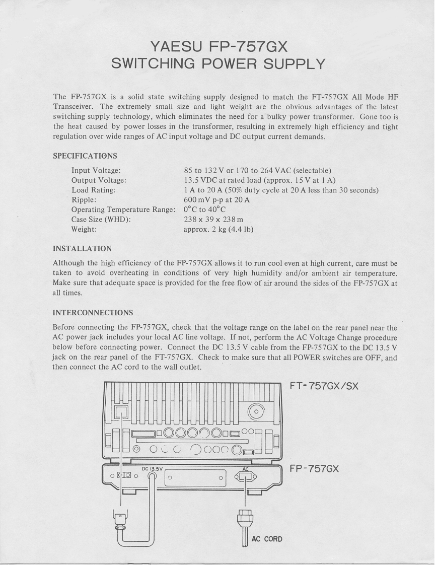 fp-757gx维修电器原理图