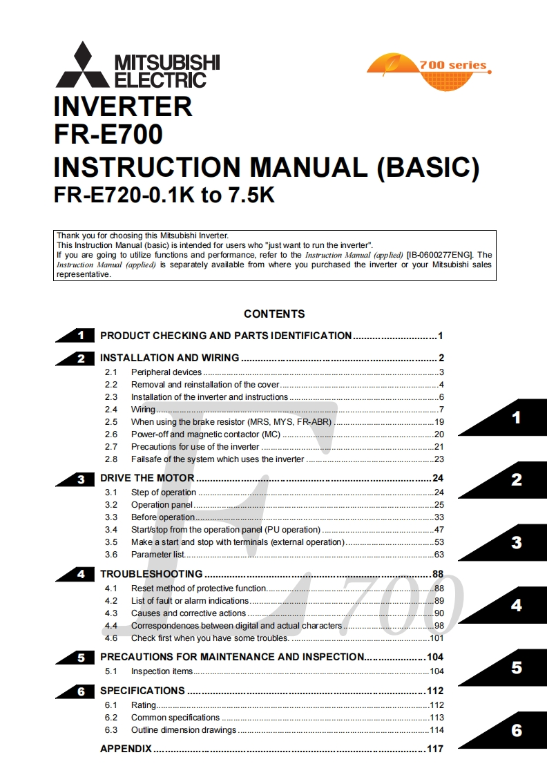fr-e700-jp-instruction-操作说明书手册-basic-ibna-0600276-a-03-07