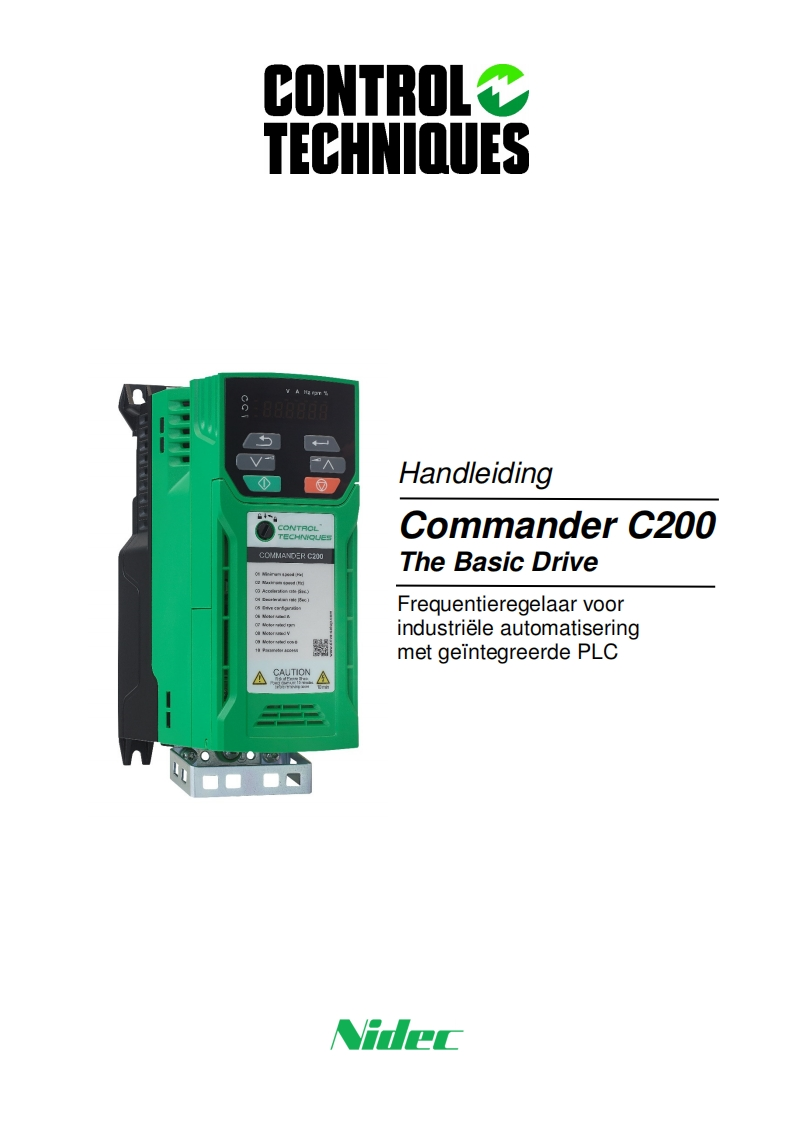 frequentieregelaars-commander-c200-操作说明书手册-nl-v13