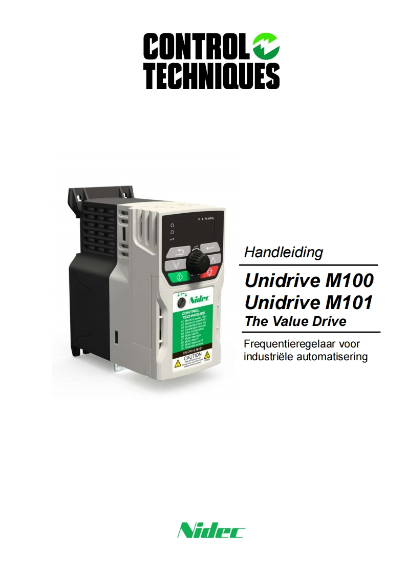 frequentieregelaars-unidrive-m100-操作说明书手册-nl-v53
