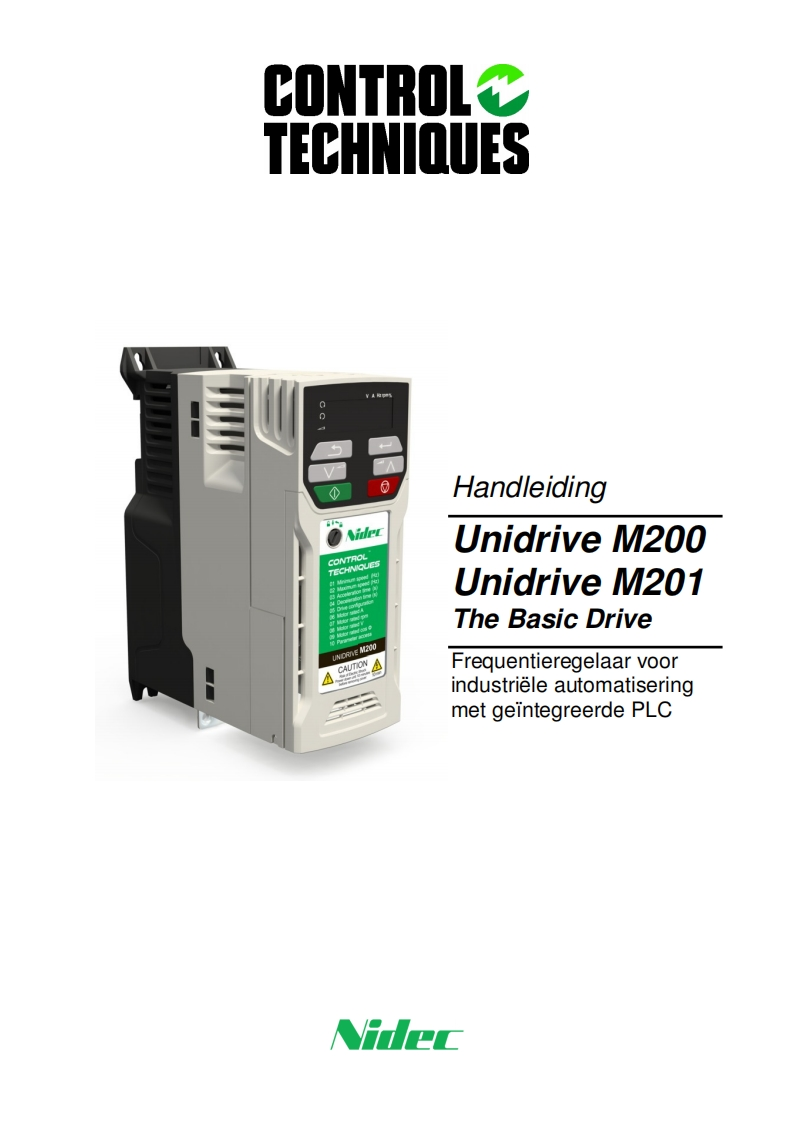 frequentieregelaars-unidrive-m200-操作说明书手册-nl-v57