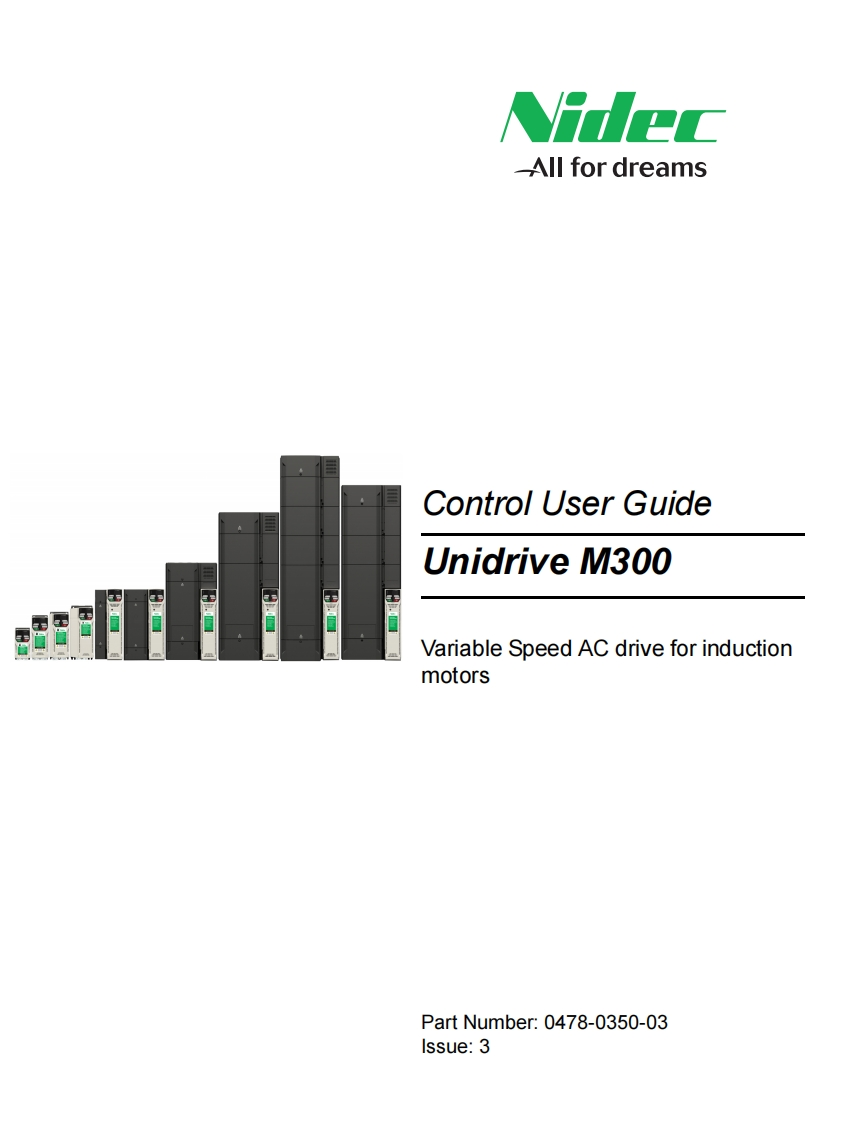 frequentieregelaars-unidrive-m300-control-安装操作说明书手册-en-iss3-0478-0350-03