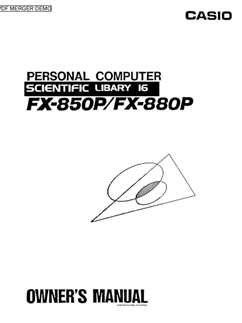fx-850p操作说明书手册