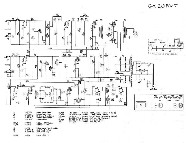ga20rvt维修电器原理图说明书手册