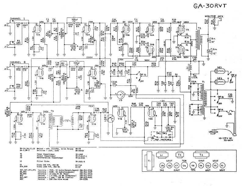 ga30rvt维修电器原理图说明书手册