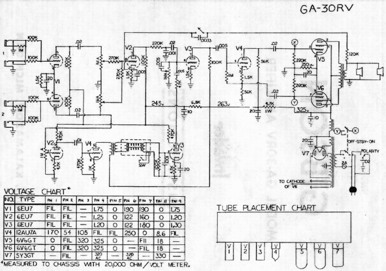 ga30rv维修电器原理图说明书手册